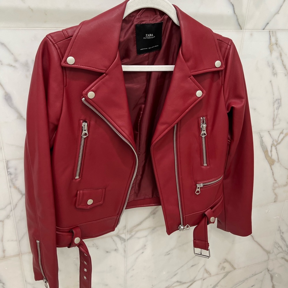 Zara Faux Leather Jacket